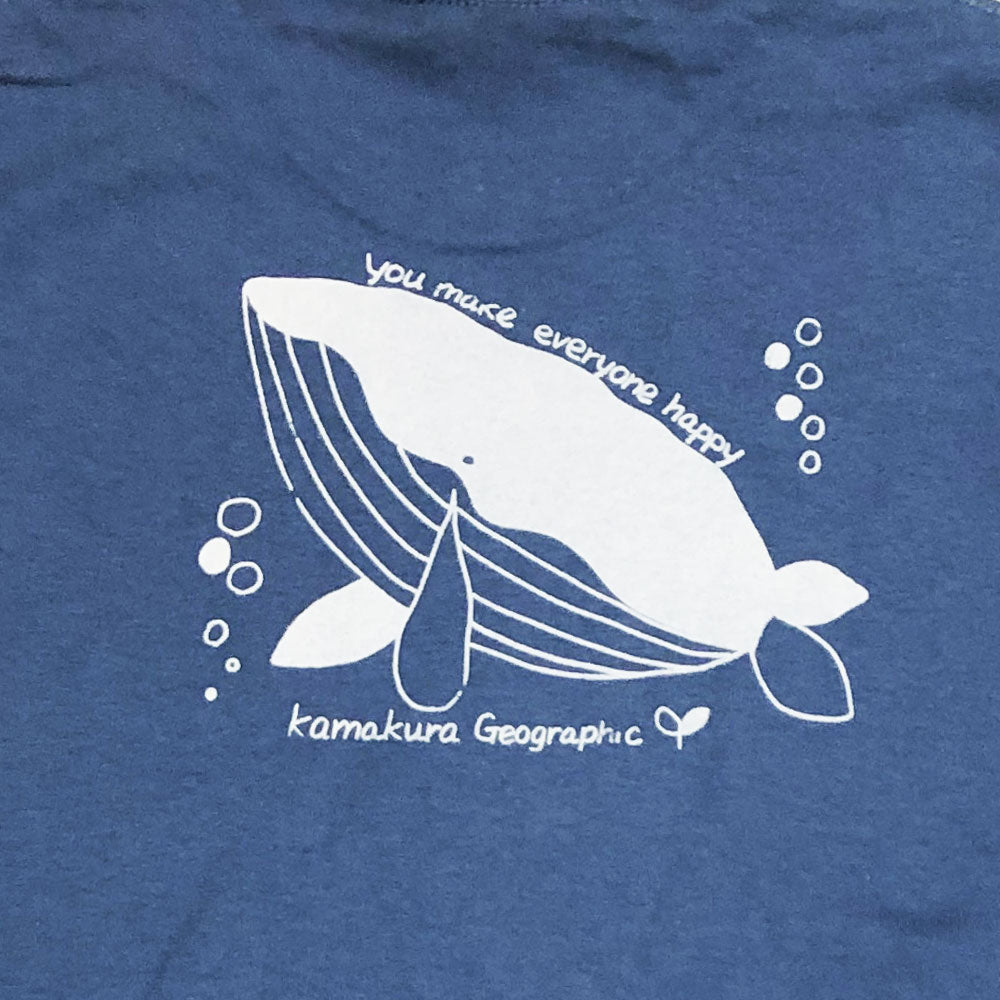 鎌T-Shirts ハッピーホウェール Happy Whale