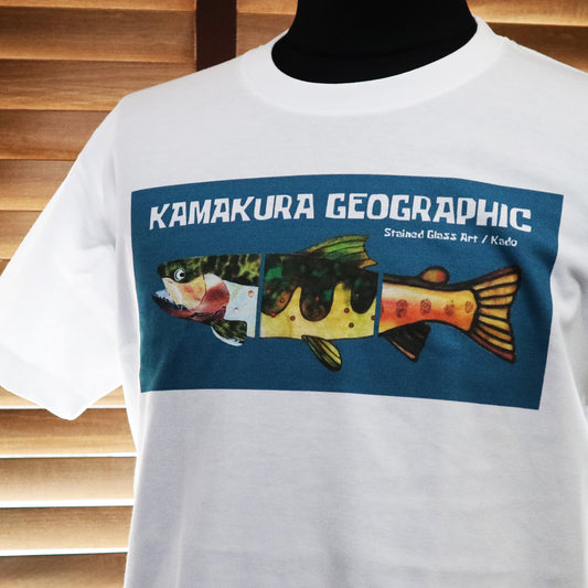 Trout Bros. 鎌倉Tシャツ ステンドグラスアート 鎌T-Shirts Field Collection ステンドグラス