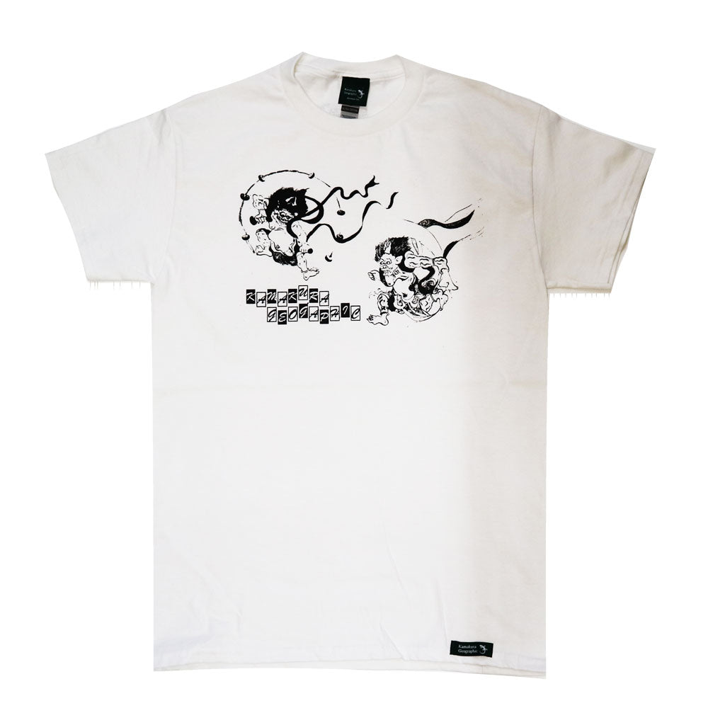 鎌T-Shirts Fujin 風神雷神 T 鎌倉ジオグラフィック