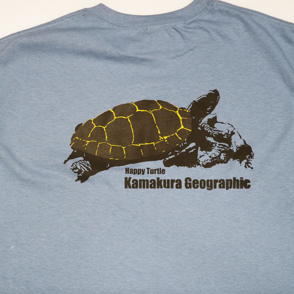 鎌T-Shirts New Happy Turtle ハッピータートル カメ 亀Tシャツ