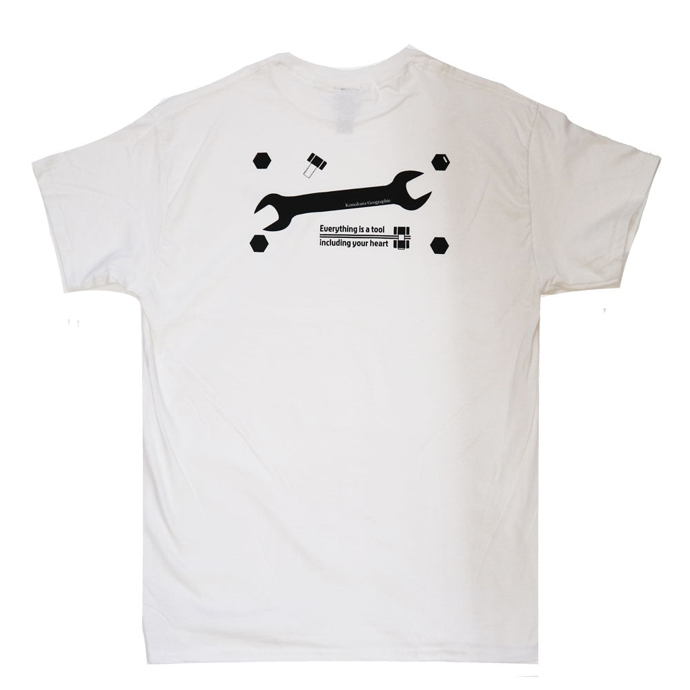 鎌T-Shirts 全ては道具 Everything is a tool スパナ