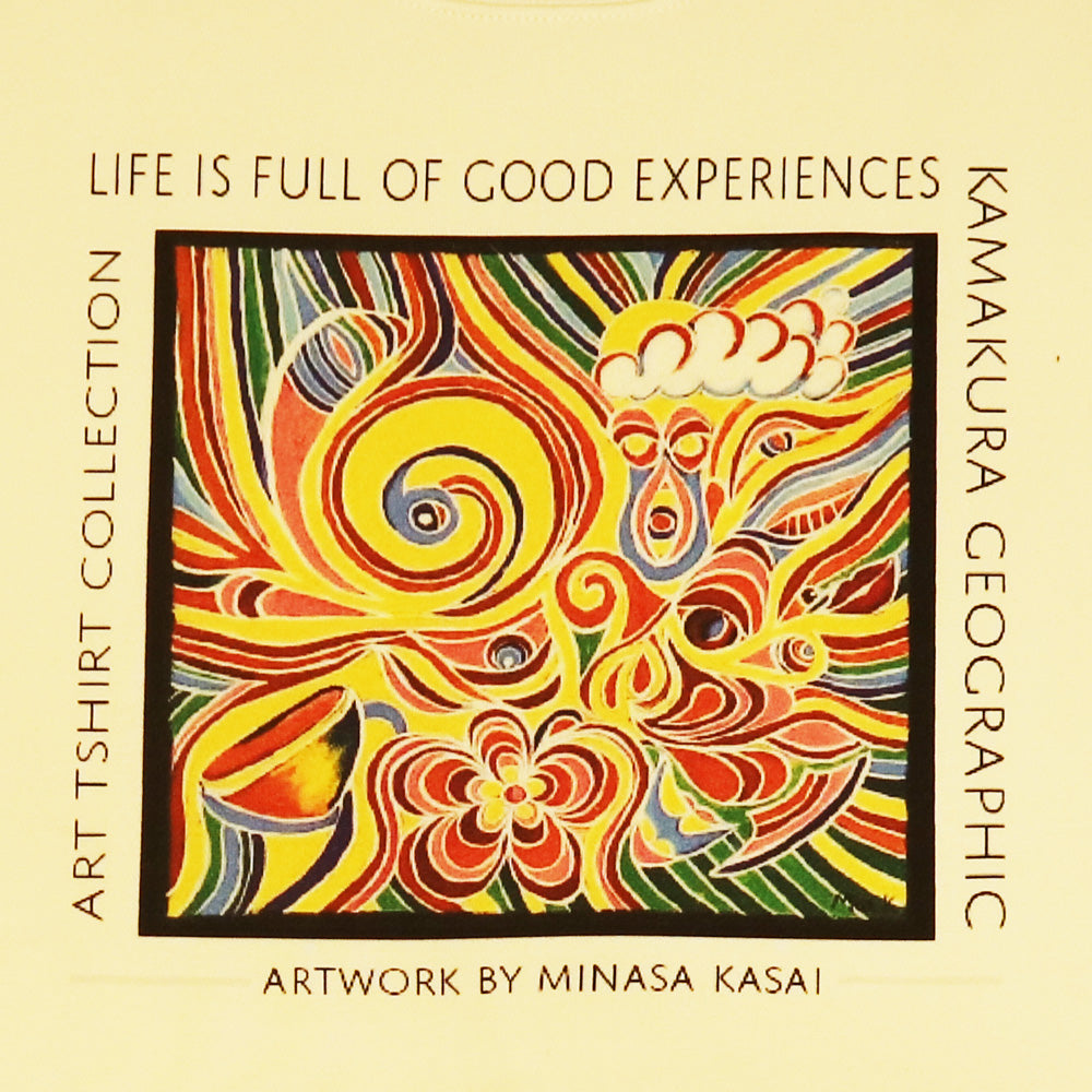 スウェットシャッ Life is full of good experience アートTシャツ