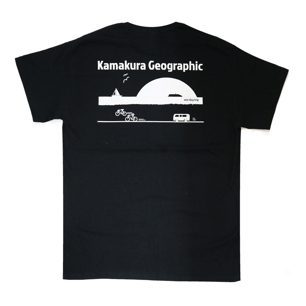 鎌T-Shirts ワンデイトリップ ビーチ One Day Trip Round ビーチ