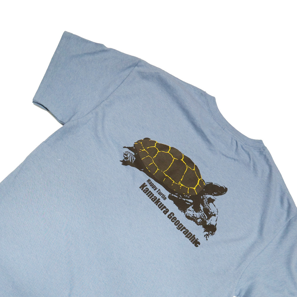 鎌T-Shirts New Happy Turtle ハッピータートル カメ 亀Tシャツ