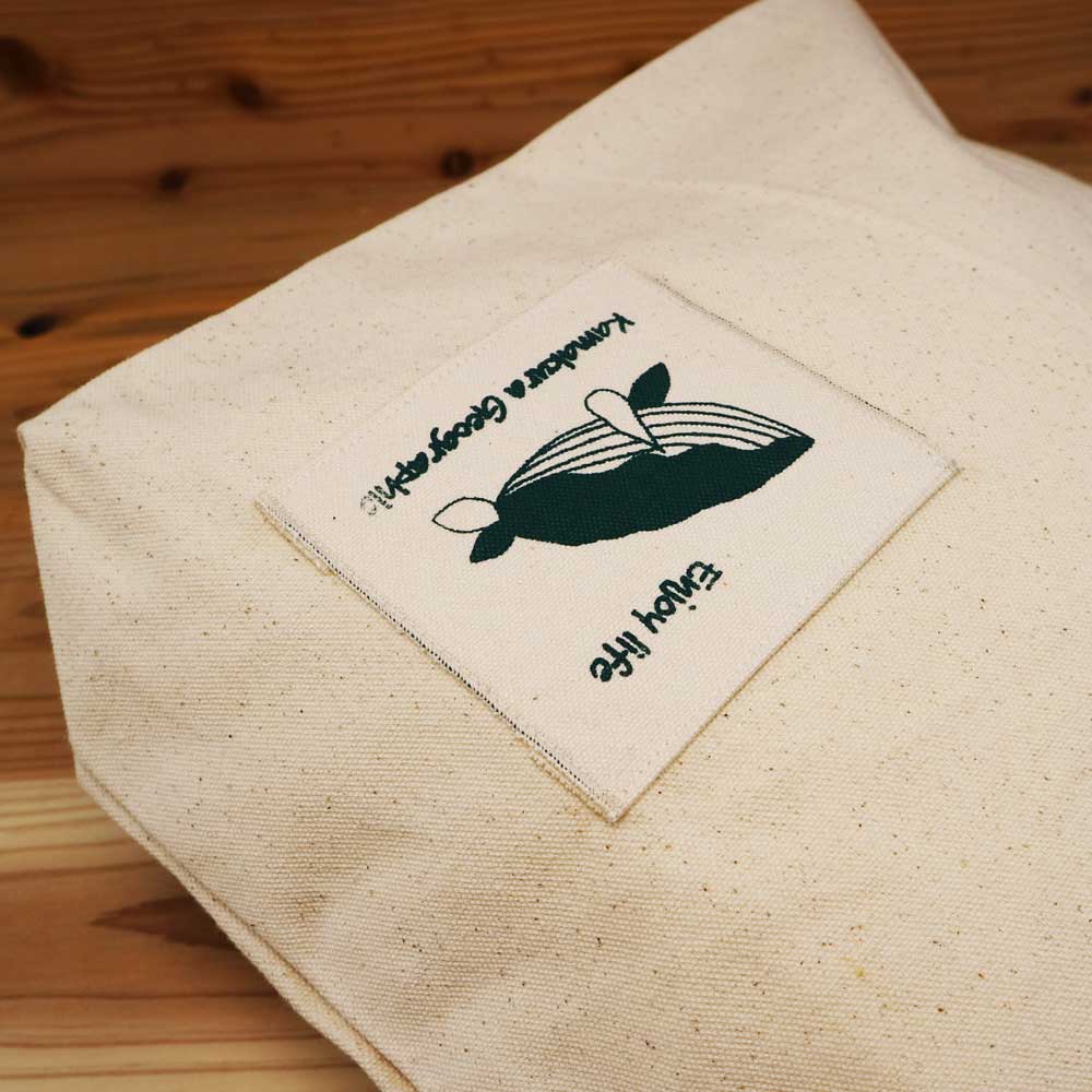 鎌T コットントートバッグ エコトートコースト 刺繍モデル