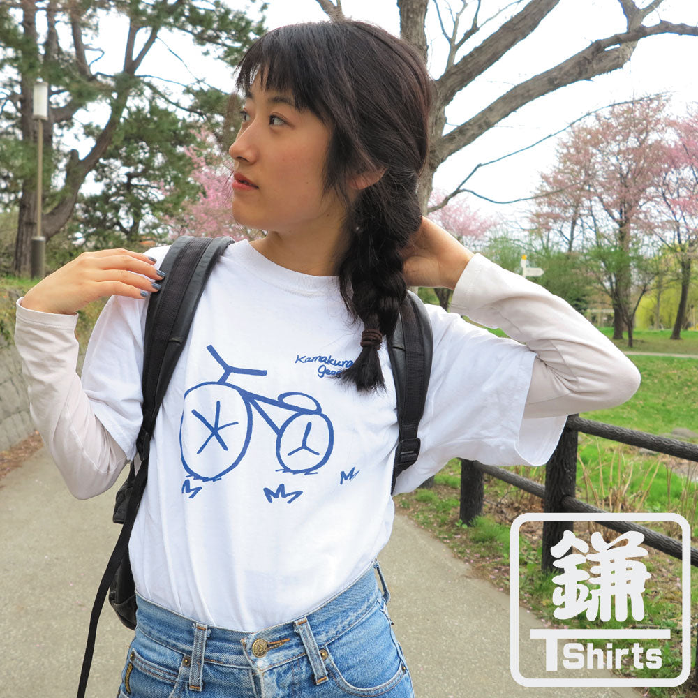 鎌T-Shirts 自転車 Bicycle