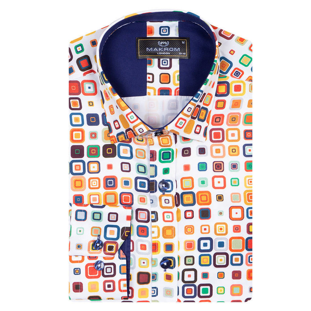 ドレス&カジュアルシャツ マクロス Makrom イスタンブールシャツ アイコンワールド Icon World