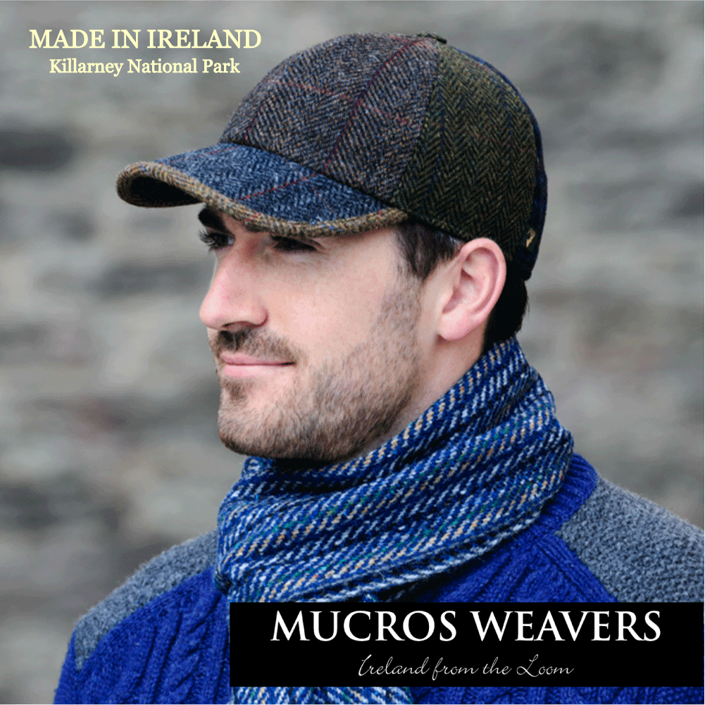 アイルランド ベースボールキャップMucros マクロス パッチワーク