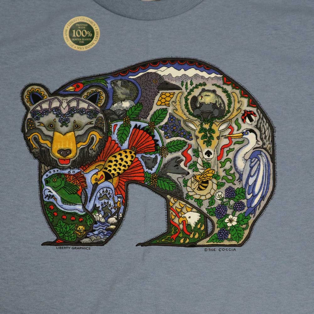 Liberty Graphics T-Shirts Earth Art Black Bear ブラックベアー アースアートシリーズ