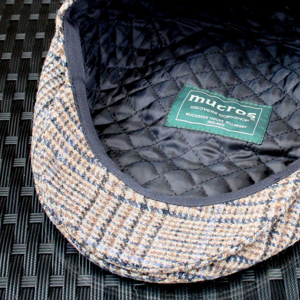 アイルランド ブリティッシュハンチング キャップ Mucros マクロス ベージ