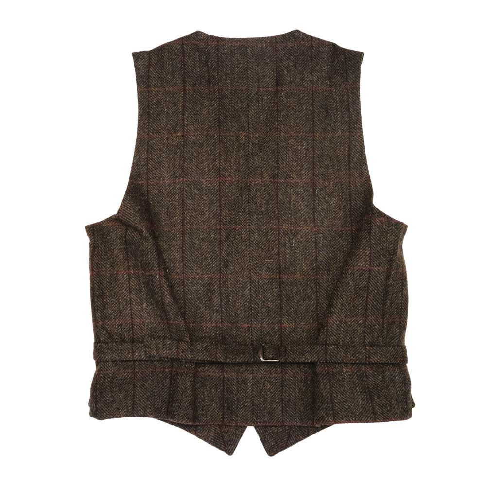 アイルランド ウエストコート ツイードベスト Mucros マクロス Waistcoat Brown