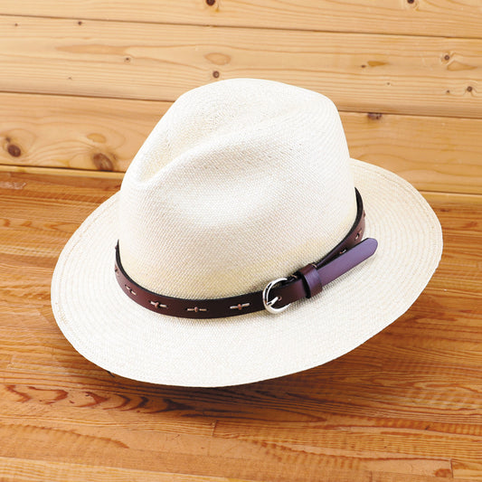 パナマハット バーティーブルー Barty Stone バーティーストーン 編子が3カ月要して編み上げる