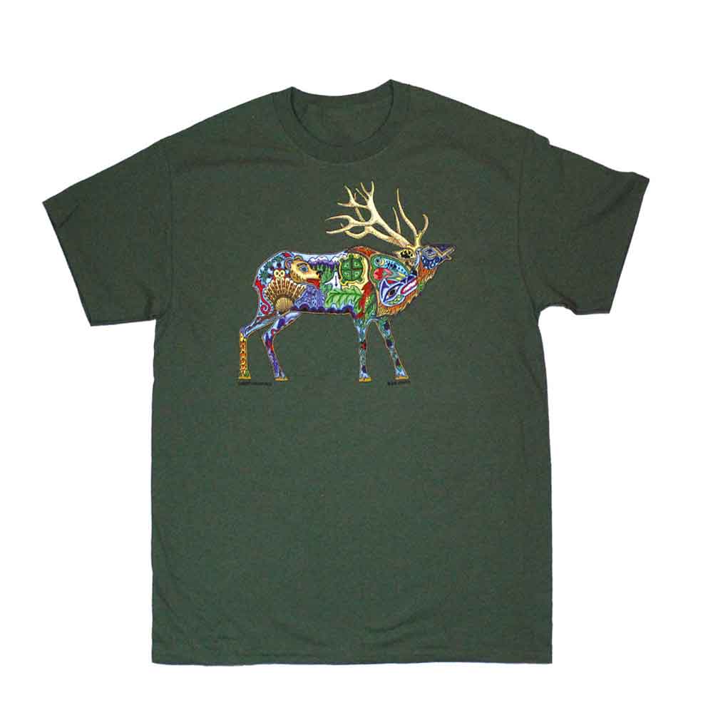 Liberty Graphics T-Shirts Earth Art Elk アースアート エルク