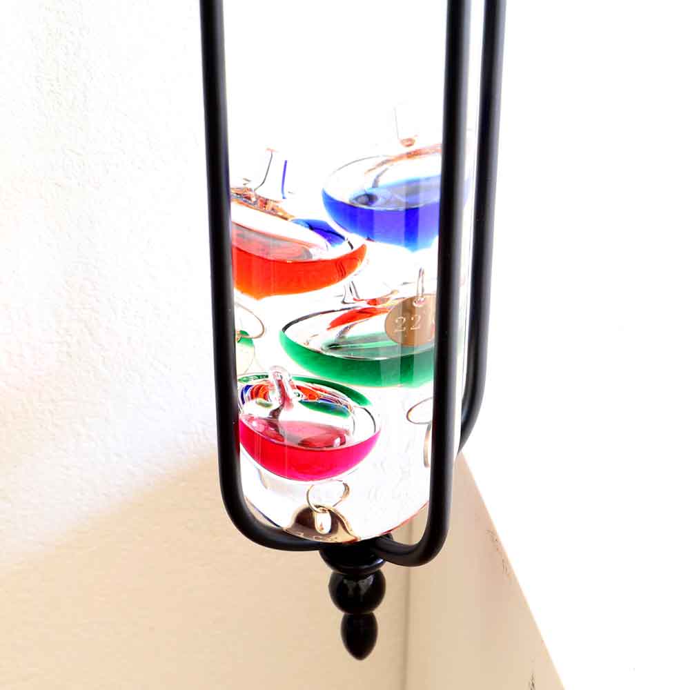 ガリレオの温度計 Rocks Motion ロックスモーション Galileo's Air Thermometer