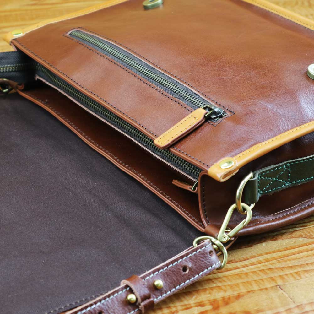 ペニシュミント革鞄 | グラブショルダー Grab Shoulder