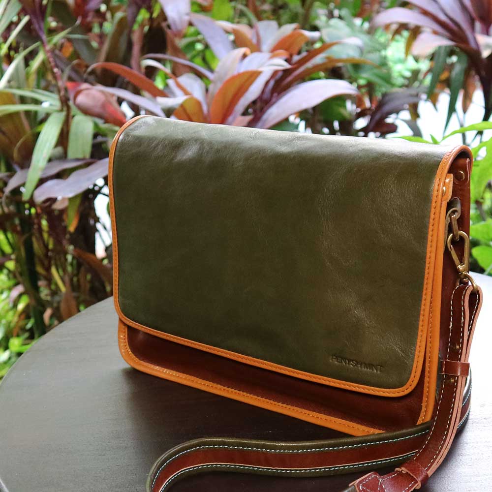 ペニシュミント革鞄 | グラブショルダー Grab Shoulder