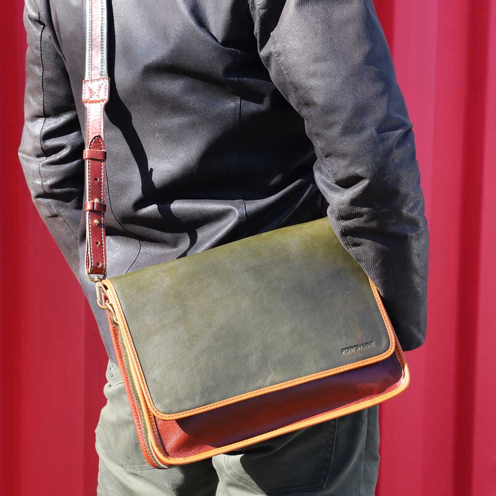 ペニシュミント革鞄 | グラブショルダー Grab Shoulder
