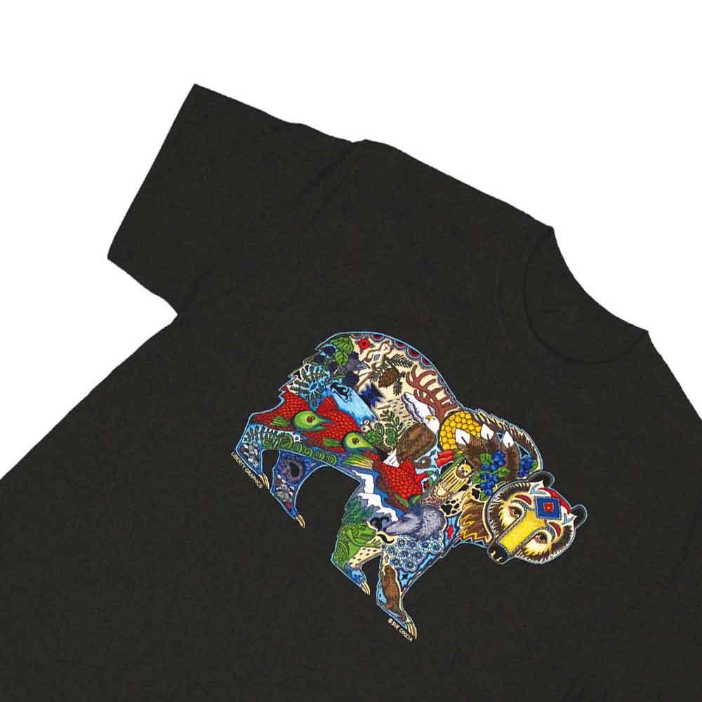 Liberty Graphics T-Shirts Earth Art Grizzly Beer グリーズリーベアー