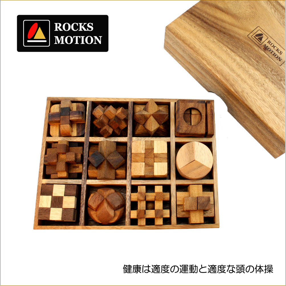 スーパー24 木製パズル Rocks Motion ロックスモーション