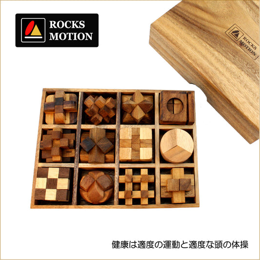スーパー24 木製パズル Rocks Motion ロックスモーション