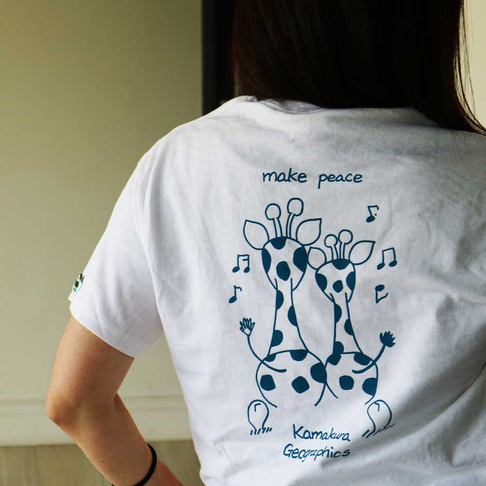鎌T-Shirts メイクピース キリン Make Peace Kirin