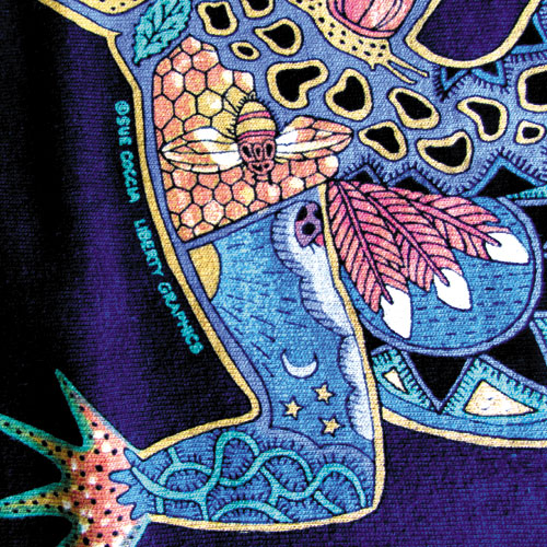 Liberty Graphics T-Shirts Earth Art Lizard トカゲのT-Shirts