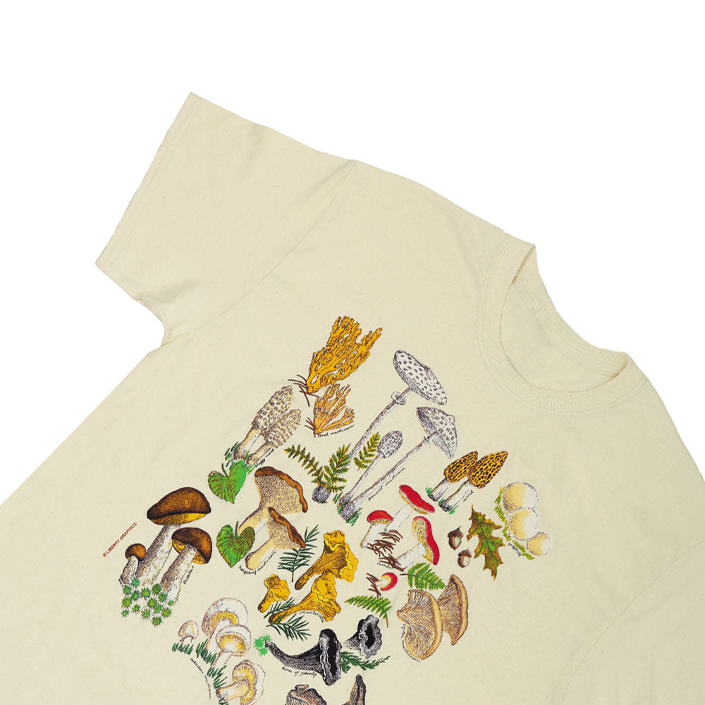 Liberty Graphics T-Shirts Mashroom マッシュルーム シルクプリント