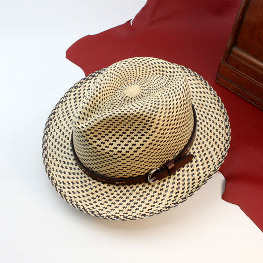 パナマハット バーティーブルー Barty moon バーティームーン 革バンドモデル