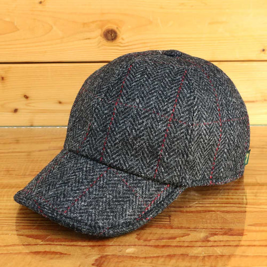 アイルランド ベースボールキャップMucros マクロス ニューブリック ツイードキャプ