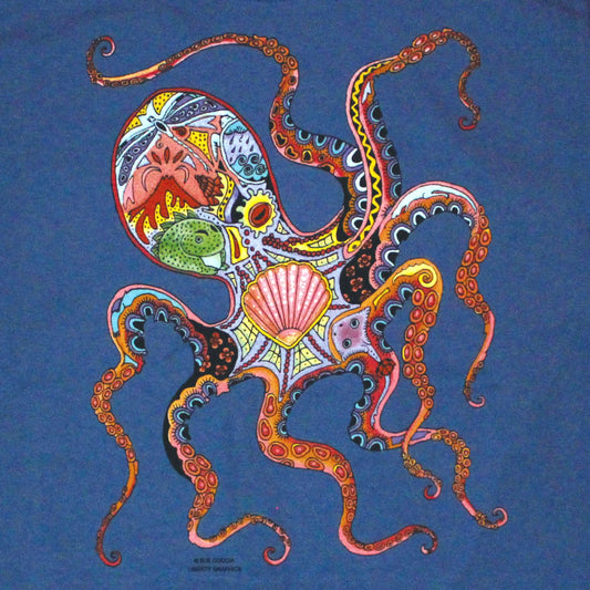Liberty Graphics T-Shirts Earth Art Octopus アースアート たこ
