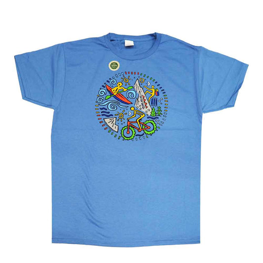 Liberty Graphics T-Shirts Outdoor About アウトドアアバウト サイクリストTシャツ