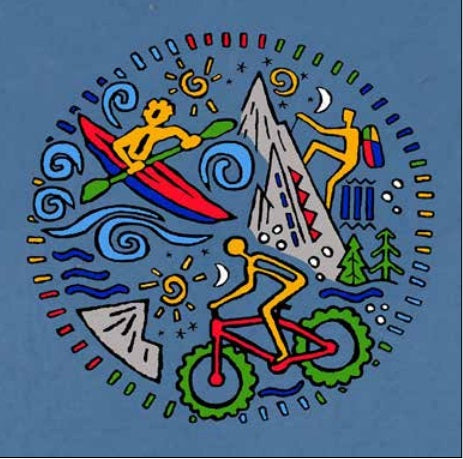 Liberty Graphics T-Shirts Outdoor About アウトドアアバウト サイクリストTシャツ