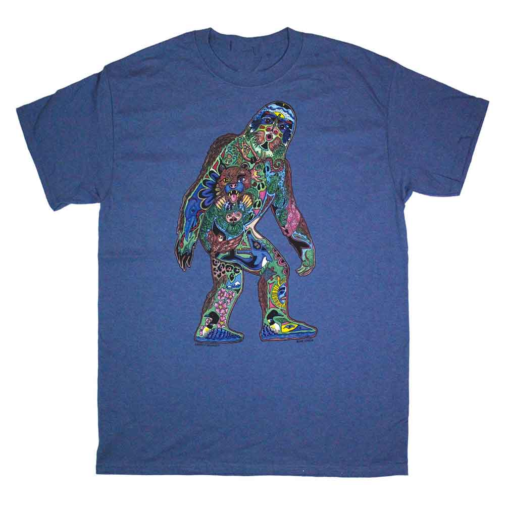 Liberty Graphics T-Shirts Earth Art Sasquatch サスクワッチ ビックフット