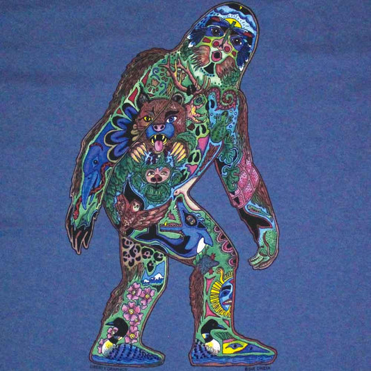 Liberty Graphics T-Shirts Earth Art Sasquatch サスクワッチ ビックフット