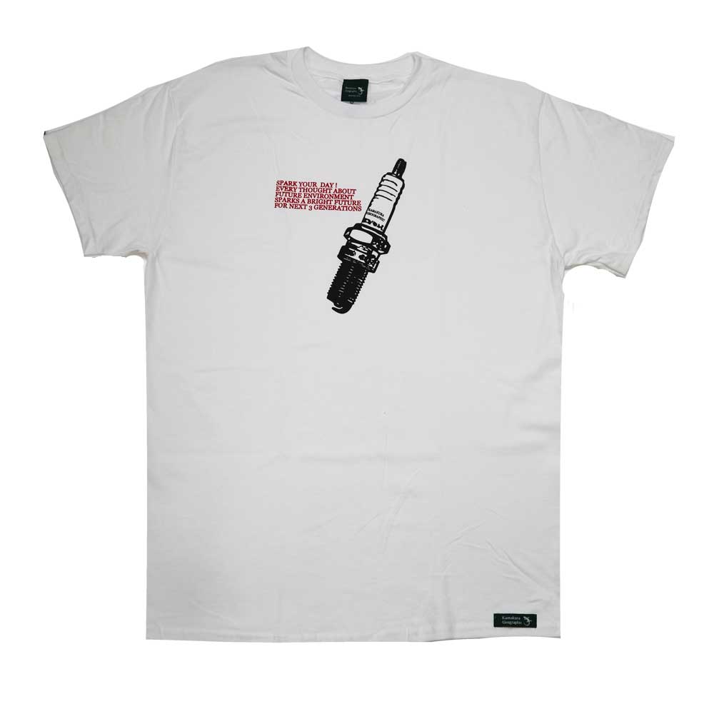 鎌T-Shirts Spark Your Day スパークプラグ