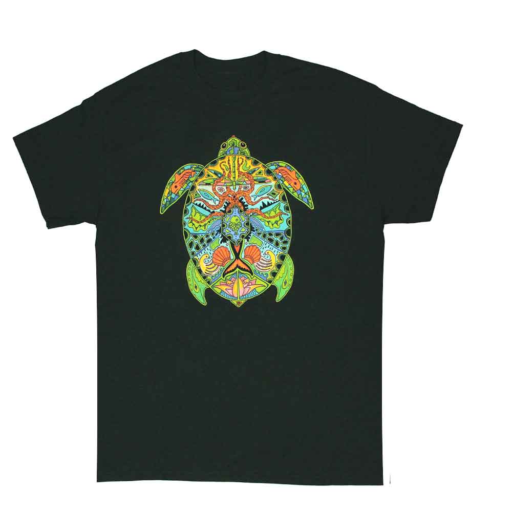 Liberty Graphics T-Shirts Earth Art Sea Turtle アースアート 海亀