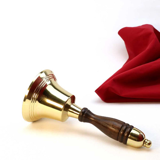 ハンドベル 真鍮ベル ウッドハンドル L ロックスモーション Rocks Motion