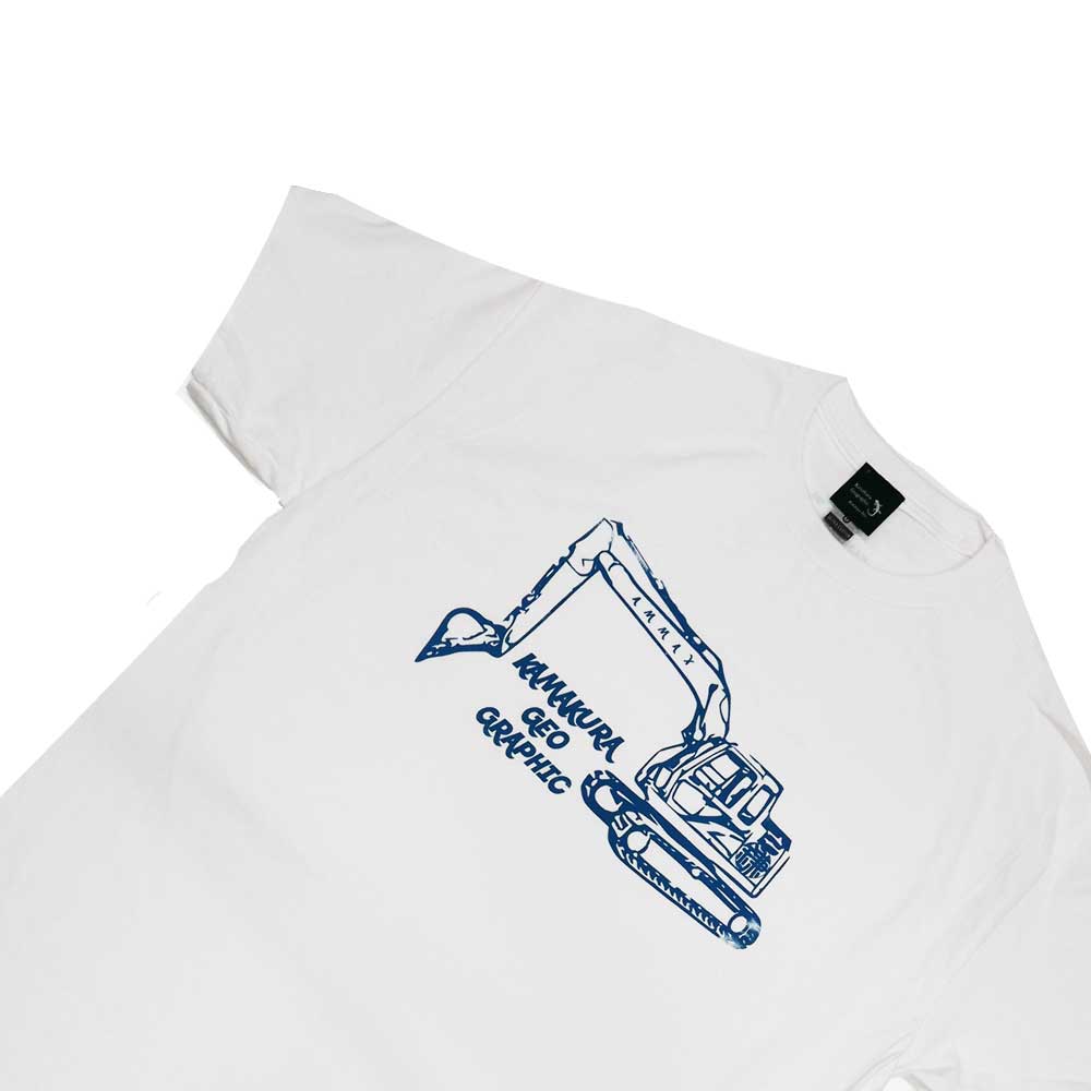 鎌T-Shirts ユンボ Excavator 鎌倉ジオグラフィックTシャツ