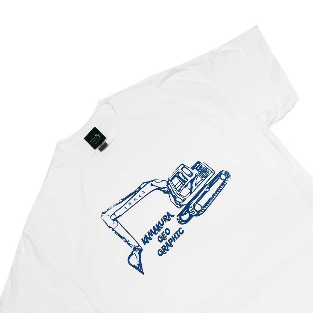 鎌T-Shirts ユンボ Excavator 鎌倉ジオグラフィックTシャツ