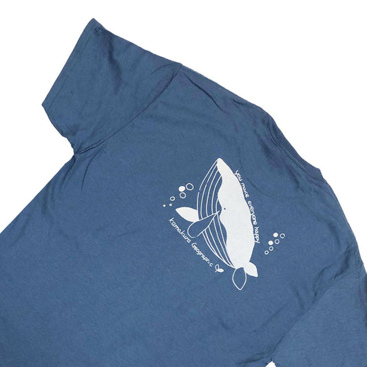 鎌T-Shirts ハッピーホウェール Happy Whale