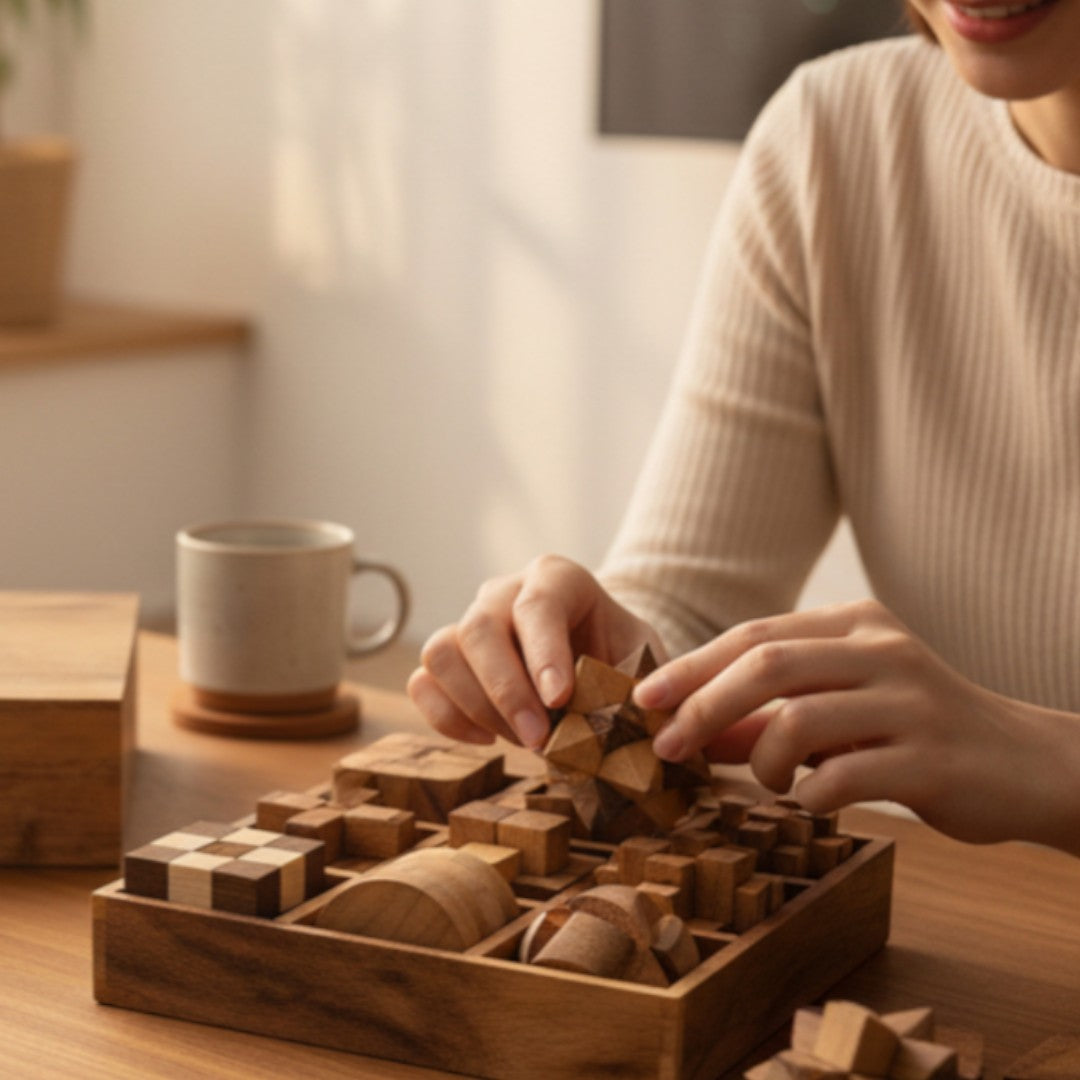 ｳｯﾄﾞﾊﾟｽﾞﾙ12 木製パズル Rocks Motion ﾛｯｸｽﾓｰｼｮﾝ