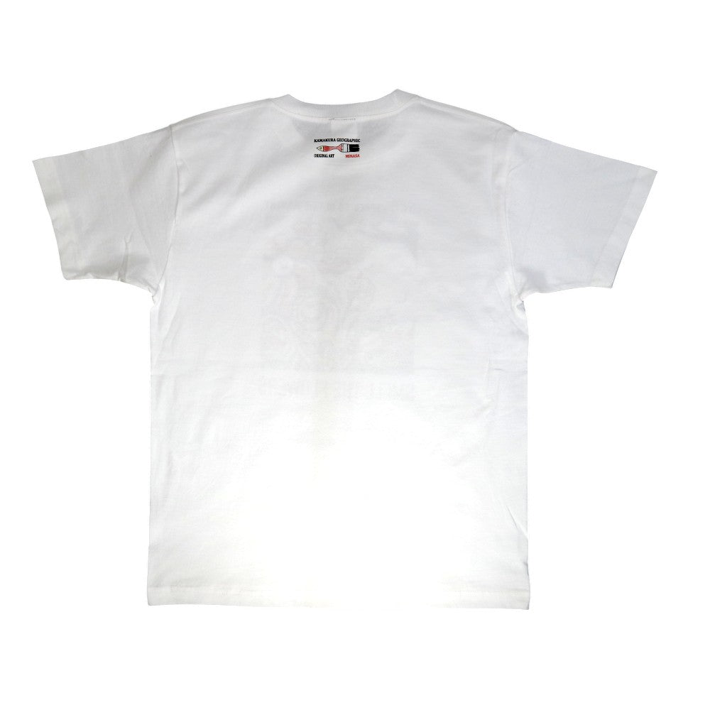 鎌T-Shirts アートT-Shirts/  Smell the flowers 花の匂い  Artist : Minasa   ハンドライティングアート　ベルリンアーティスト