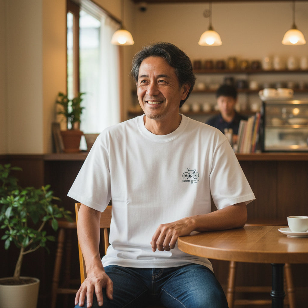 鎌T  A Little Ride / アリトルライド 鎌倉Tシャツ フロントチェストプリント