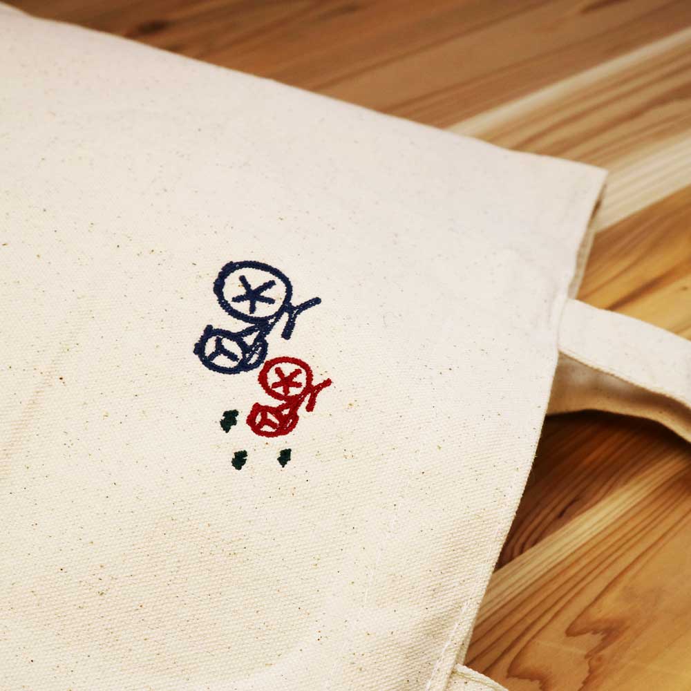 鎌T コットントートバッグ エコトートコースト 刺繍モデル
