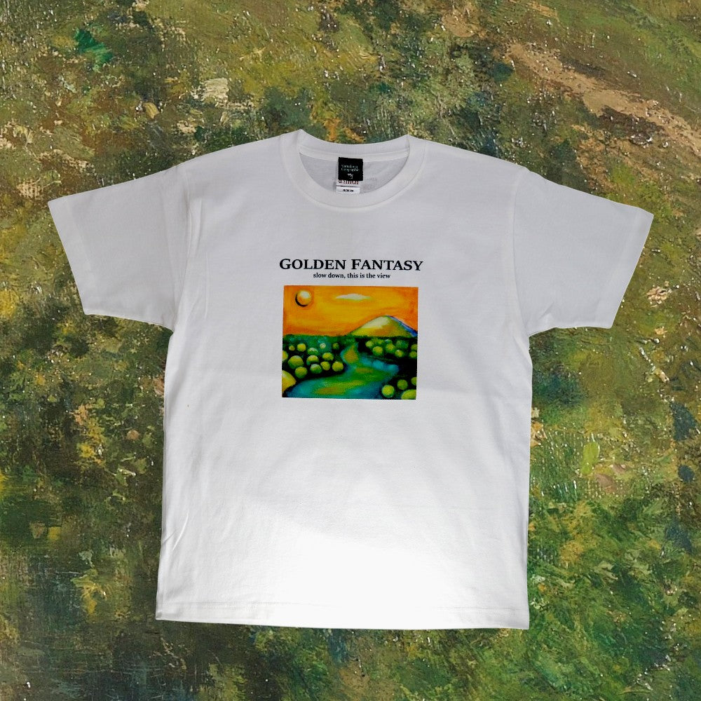 鎌T-Shirts アートT-Shirts/ Golden Fantasy  ゴールデンファンタジー  Artist : Minasa   ハンドライティングアート　ベルリンアーティスト