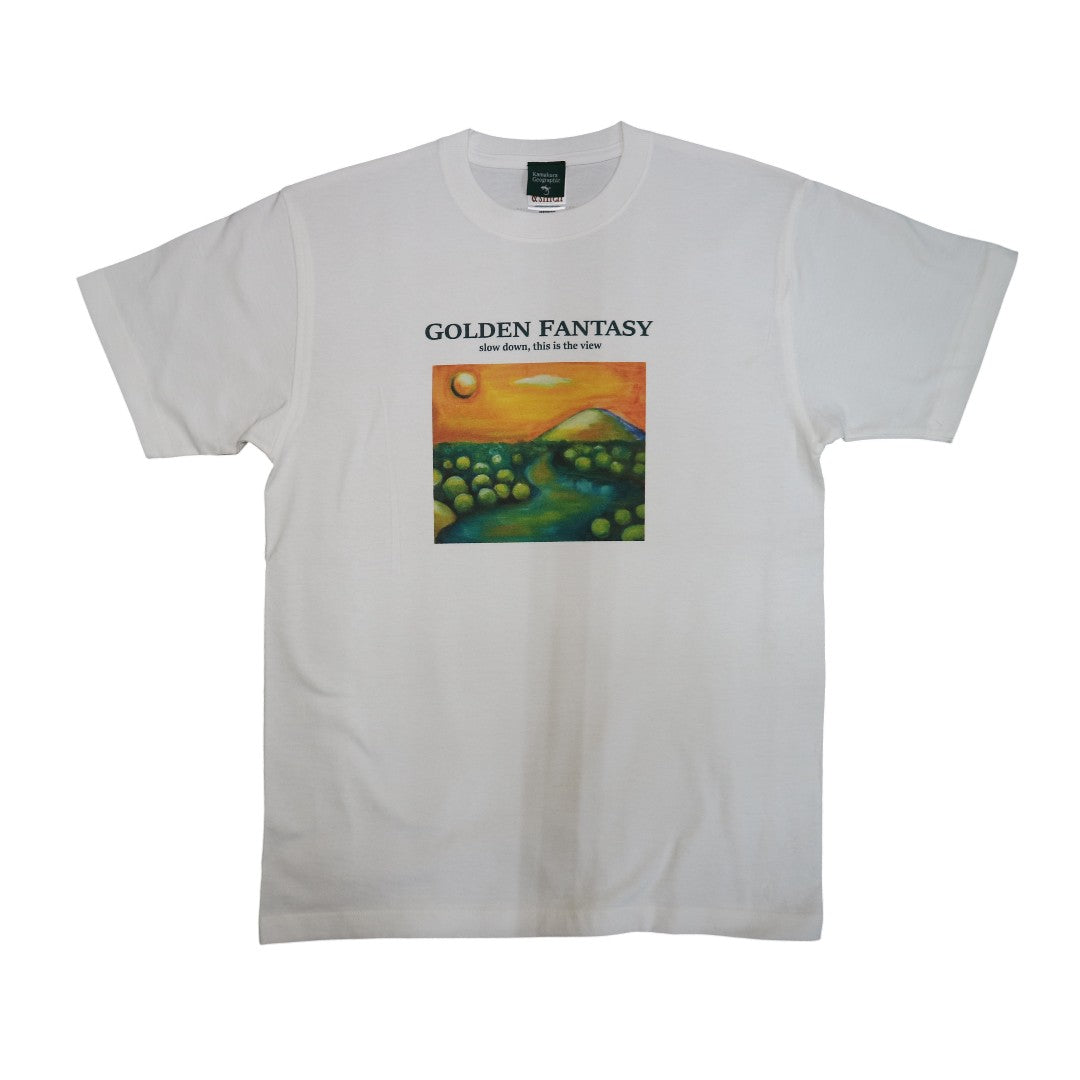 鎌T-Shirts アートT-Shirts/ Golden Fantasy  ゴールデンファンタジー  Artist : Minasa   ハンドライティングアート　ベルリンアーティスト