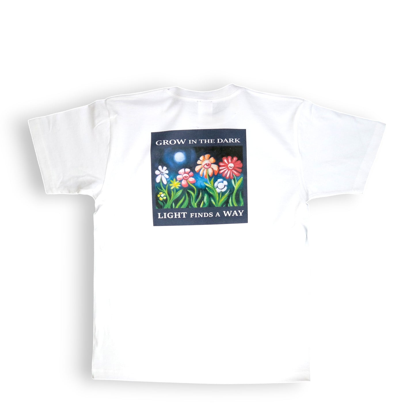 鎌T-Shirts アートT-Shirts/ Grow in the dark グローンザダーク  Artist : Minasa   ハンドライティングアート　ベルリンアーティスト