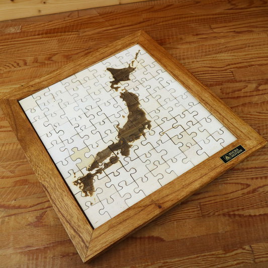 ﾛｯｸｽﾓｰｼｮﾝ　ジグソーパズル　日本地図　B級色焼け