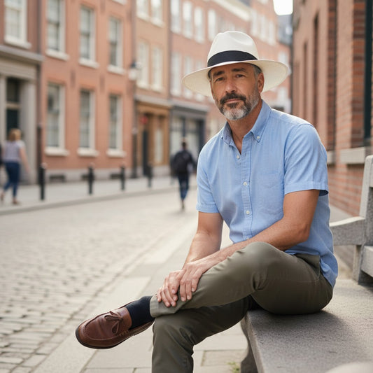 ﾊﾟﾅﾏﾊｯﾄ ｴｸｱｱﾝﾃﾞｨｰﾉ ﾊﾟﾅﾏ帽子ﾚｼﾞｪﾝﾄﾞ ﾛﾝｸﾞﾌﾞﾘﾑ ﾎﾜｲﾄ ｽﾚﾝﾀﾞｰﾊﾞﾝﾄﾞ