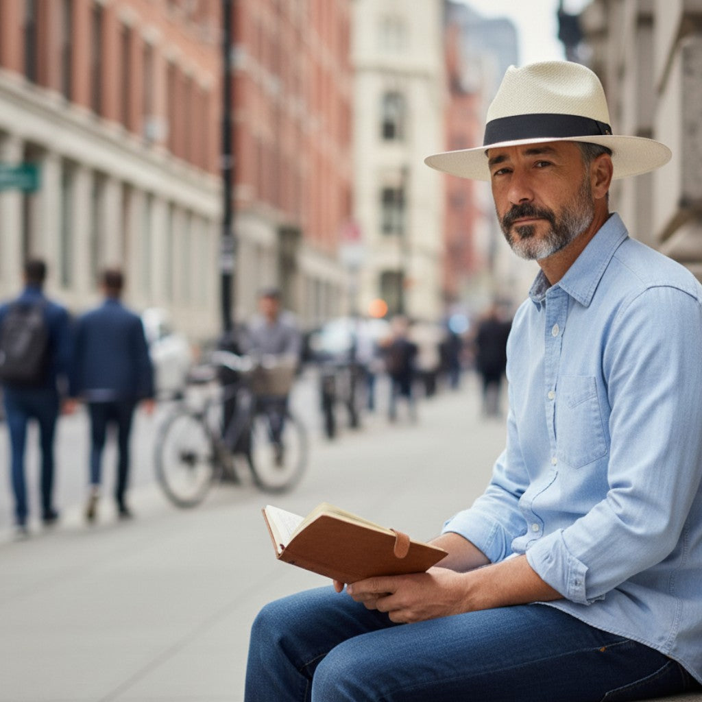 ﾊﾟﾅﾏﾊｯﾄ ｴｸｱｱﾝﾃﾞｨｰﾉ ﾊﾟﾅﾏ帽子ﾄﾗｼｼｮﾅﾙ ﾅﾁｭﾗﾙ ﾛﾝｸﾞﾌﾞﾘﾑ ﾌﾗｯﾄﾊﾞﾝﾄﾞ
